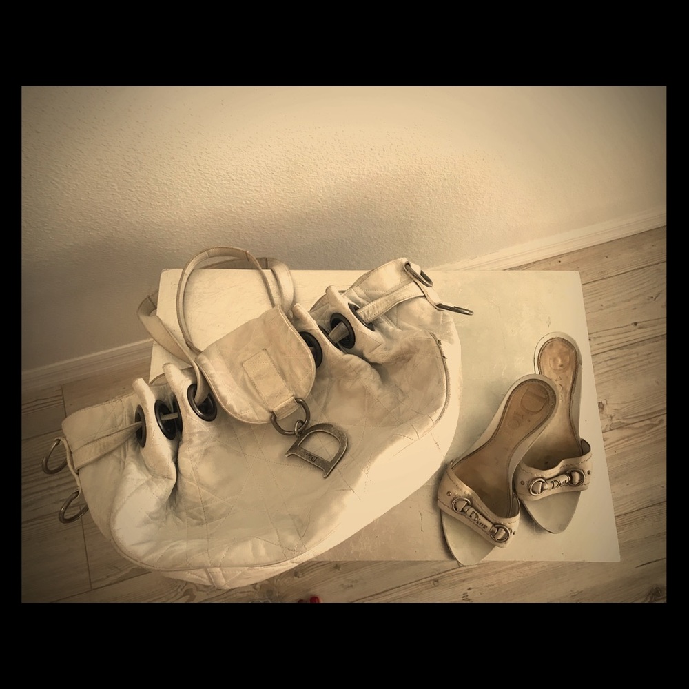 Dior bag and shoes